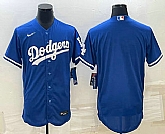 Men's Los Angeles Dodgers Blank Blue Flex Base Stitched Baseball Jersey,baseball caps,new era cap wholesale,wholesale hats
